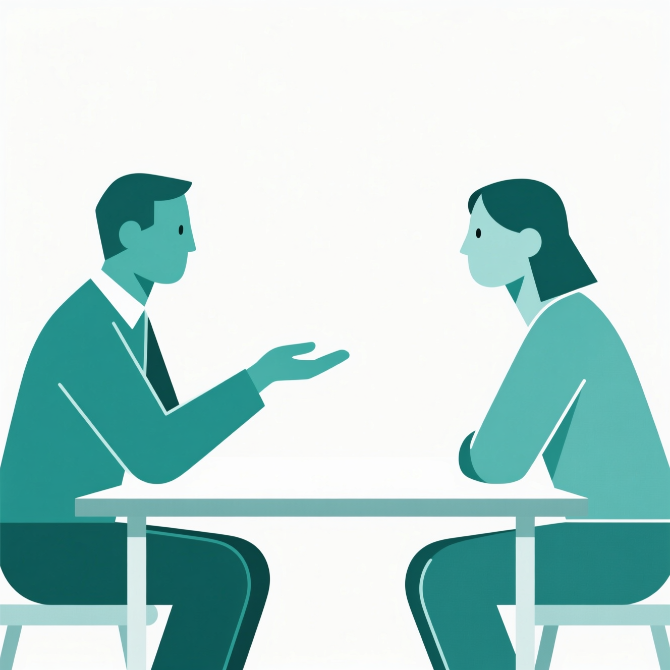 A friendly Hestia advisor meeting with a client.